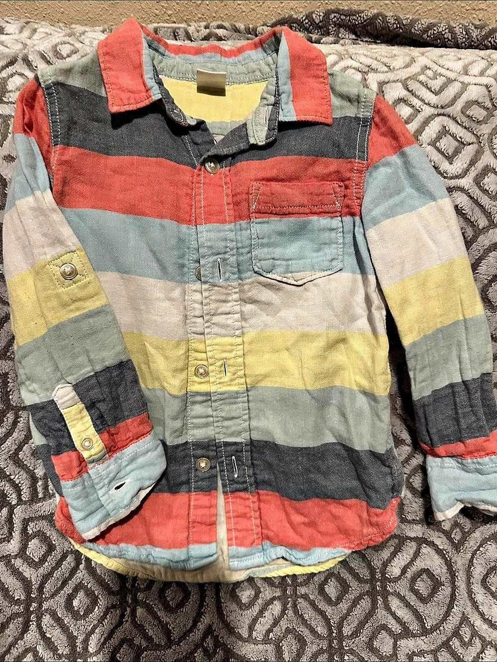 Gap / Zara Boys Button Down Shirt Set (2)  Size 3T